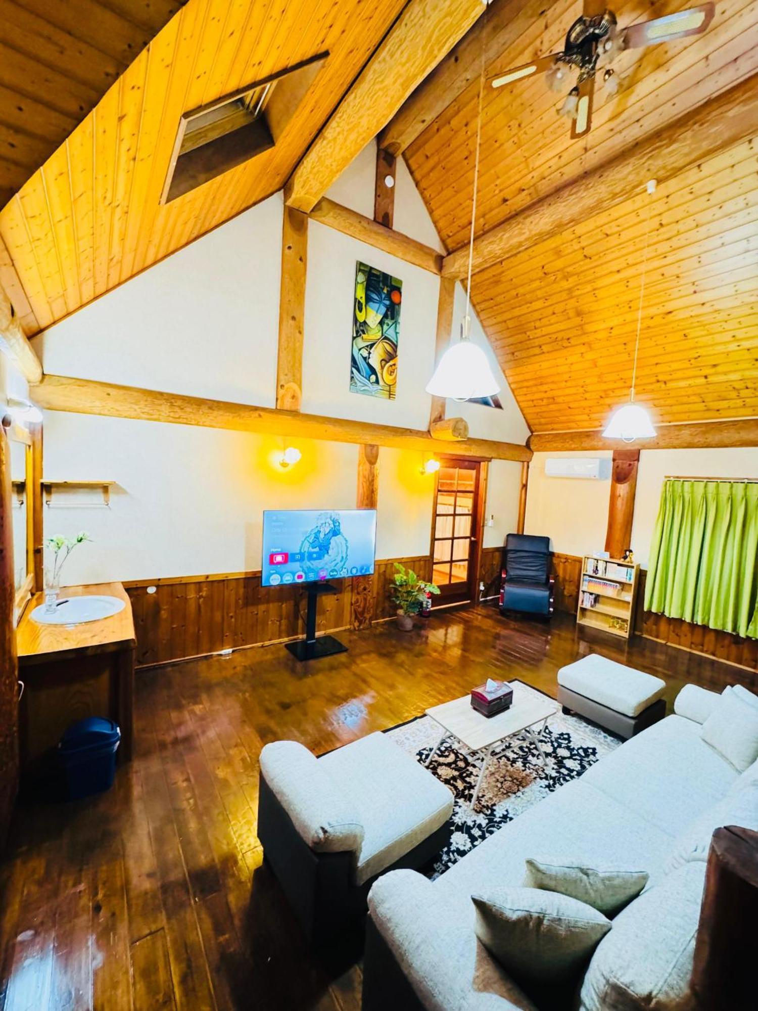 Yufuin Log House no Yado Tom Sawyer Exterior foto